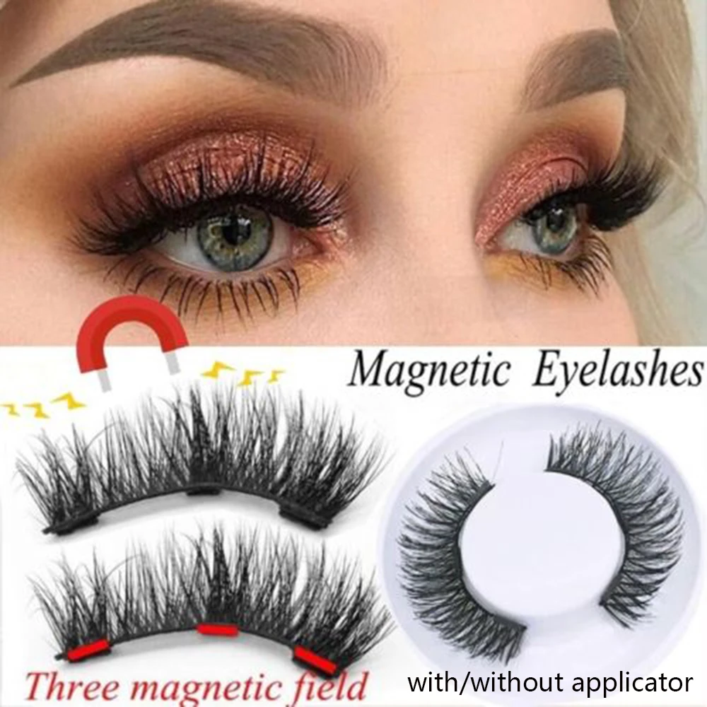2019 New 4 Pcs Full Coverage Three Magnetic False Eyelashes Applicator Natural Long Wispies Handmade Lashes
2019 New 4 Pcs Full Coverage Three Magnetic False Eyelashes Applicator Natural Long Wispies Handmade Lashes