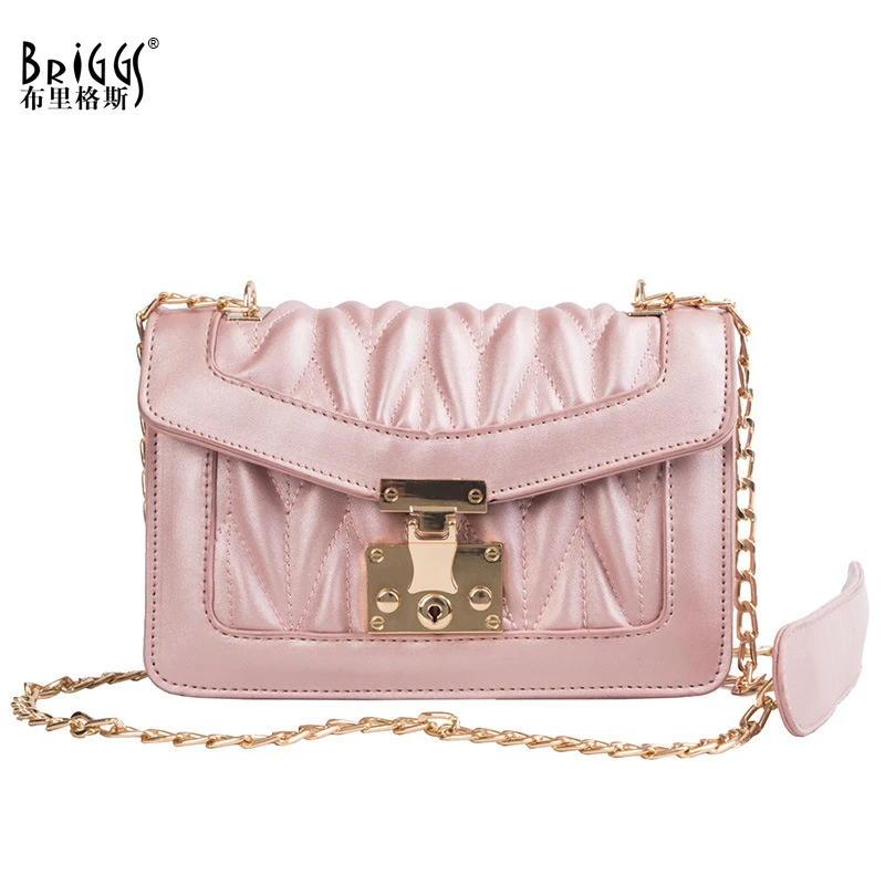 BRIGGS Fashion Designer Women Messenger Bag PU Leather Small Flap Bag Chain Strap Female Shoulder Crossbody Bags sac a main
BRIGGS Fashion Designer Women Messenger Bag PU Leather Small Flap Bag Chain Strap Female Shoulder Crossbody Bags sac a main