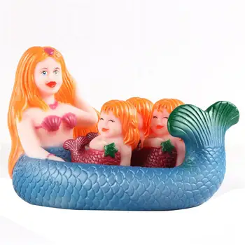Bath toys Shrilling Rubber Cute Sea Mermaid Family Bathtub Pals Floating Bath Tub Toy Call Rubber bathroom storage for kids
Bath toys Shrilling Rubber Cute Sea Mermaid Family Bathtub Pals Floating Bath Tub Toy Call Rubber bathroom storage for kids