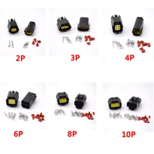 1 conjunto 2/3/4/6/8/10 pinos maneira conector de fio à prova dwaterproof água plug carro auto selado conjunto elétrico do caminhão de carro conectores(China)