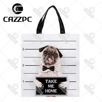 Bad Lovely Pug Dog animal Print Custom individual waterproof Nylon Fabric shopping bag gift Pack of 2
Bad Lovely Pug Dog animal Print Custom individual waterproof Nylon Fabric shopping bag gift Pack of 2