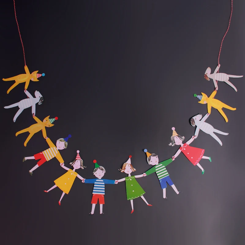 Hand In Hand Cartoon Party Banners Paper Flags Garland Baby Shower Kids Event Party Supplies Birthday Party Decorations QB642030
Hand In Hand Cartoon Party Banners Paper Flags Garland Baby Shower Kids Event Party Supplies Birthday Party Decorations QB642030