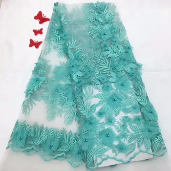 Cassiel Teal African Lace 3D Flower Embroidered Nigerian Laces Fabric Bridal High Quality French Tulle Lace Fabric For Women
Cassiel Teal African Lace 3D Flower Embroidered Nigerian Laces Fabric Bridal High Quality French Tulle Lace Fabric For Women