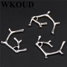 WKOUD 30pcs Ancient silver solitary branches series necklaces earrings bracelets alloy pendants DIY accessories made of charm
WKOUD 30pcs Ancient silver solitary branches series necklaces earrings bracelets alloy pendants DIY accessories made of charm