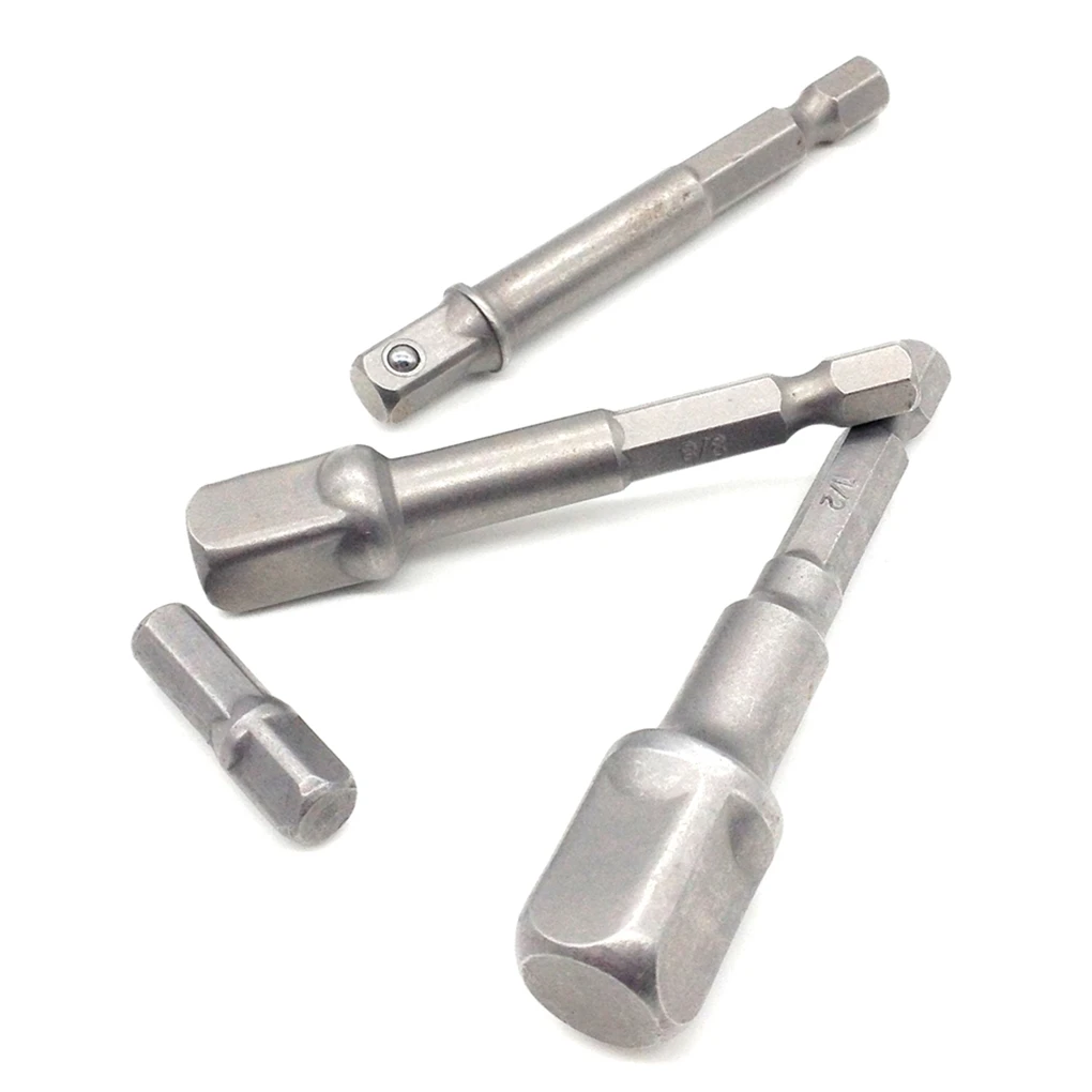 4Pcs/set Socket Wrench Sleeve Conversion Post Adapter Drill Nut Driver Kit Square Head Ball Post Sleeve Adapter 
4Pcs/set Socket Wrench Sleeve Conversion Post Adapter Drill Nut Driver Kit Square Head Ball Post Sleeve Adapter