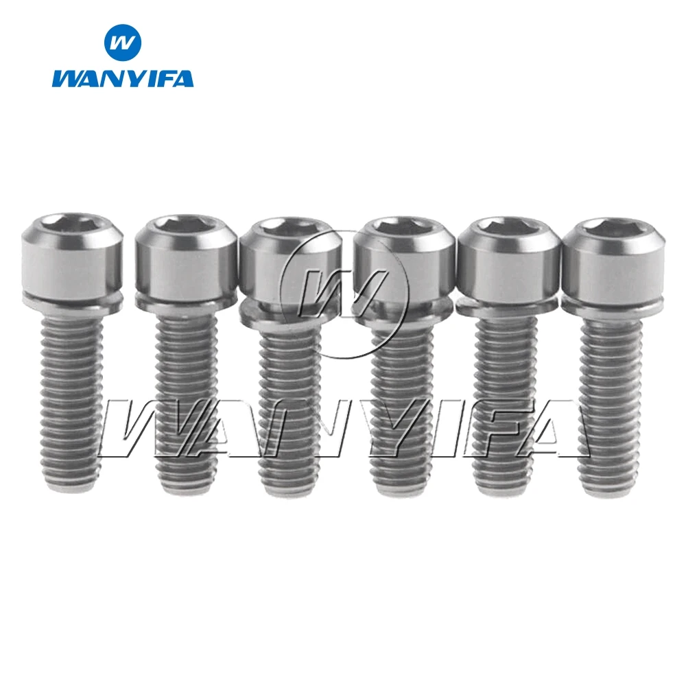 Wanyifa 6pcs Titanium Bolts Screws M5x16 M5x18 M5x20mm With Washer for Bike Bottle Holder
Wanyifa 6pcs Titanium Bolts Screws M5x16 M5x18 M5x20mm With Washer for Bike Bottle Holder