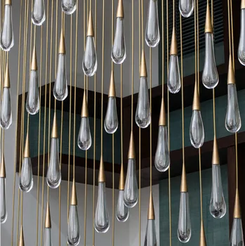 Gold Water Drop Crystal Creative Pendant Light European-style Luxury LED Lamps Moderm Glass Indoor Lighting Restaurant
Gold Water Drop Crystal Creative Pendant Light European-style Luxury LED Lamps Moderm Glass Indoor Lighting Restaurant