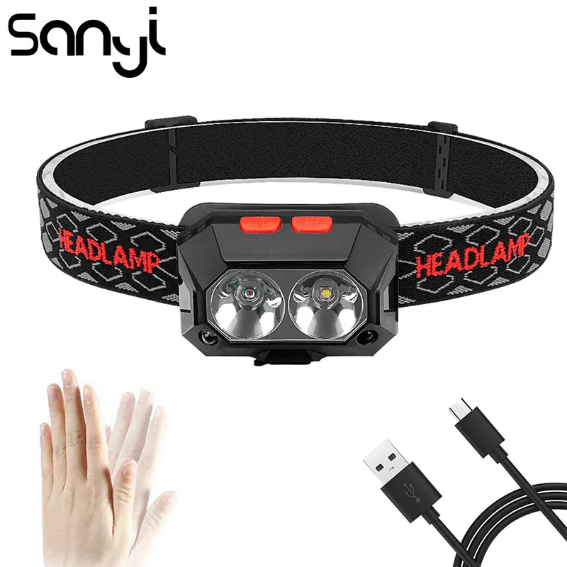 SANYI Waterproof 20000 Lumen Headlight built-in battery LED Headlamp Motion Sensor Head Lamp 4 Modes
SANYI Waterproof 20000 Lumen Headlight built-in battery LED Headlamp Motion Sensor Head Lamp 4 Modes