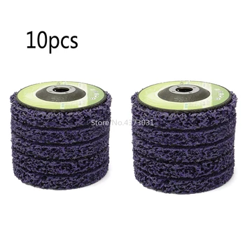 10pcs/set Strip Disc Stainless Steel Wheel Paint Rust Removal Clean For Angle Grinder 100x16mm
10pcs/set Strip Disc Stainless Steel Wheel Paint Rust Removal Clean For Angle Grinder 100x16mm