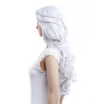 Amir Cosplay Wigs Game of Thrones Daenerys Targaryen Cosplay Wig slivery grey and blonde Synthetic Hair Wig Long Wavy Hair Wigs
Amir Cosplay Wigs Game of Thrones Daenerys Targaryen Cosplay Wig slivery grey and blonde Synthetic Hair Wig Long Wavy Hair Wigs