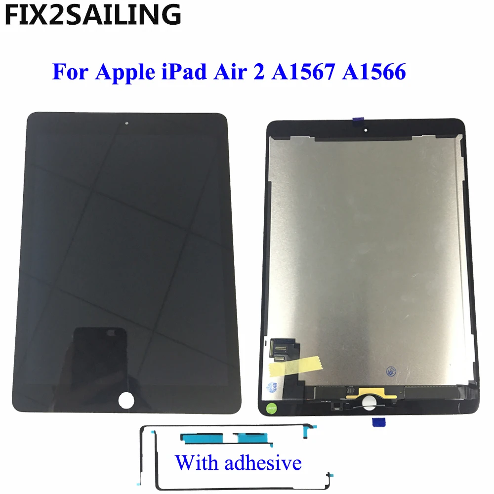 9.7" For Apple iPad 6 Air 2 A1567 A1566 9.7'' 100% AAA+ Grade LCD Display Touch Screen Digitizer Assembly Replacement
9.7" For Apple iPad 6 Air 2 A1567 A1566 9.7'' 100% AAA+ Grade LCD Display Touch Screen Digitizer Assembly Replacement