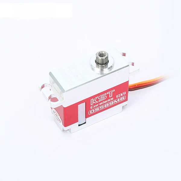 KST 40g/ 10kg/ .08 sec All Metal HV Digital Coreless Servo DS589MG (suit for 500 class helicopter)
KST 40g/ 10kg/ .08 sec All Metal HV Digital Coreless Servo DS589MG (suit for 500 class helicopter)
