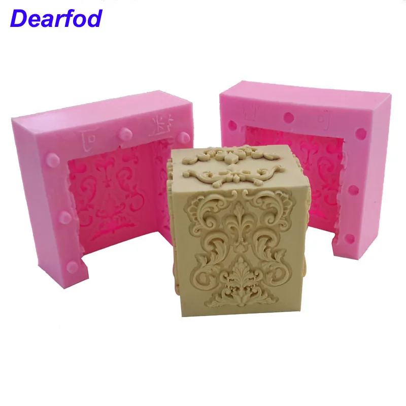 Dearfod 9937 European Style Pattern Cuboid Soap Mold Silicone Sugar Craft Mold Chocolate Mold Home DIY Tool
Dearfod 9937 European Style Pattern Cuboid Soap Mold Silicone Sugar Craft Mold Chocolate Mold Home DIY Tool