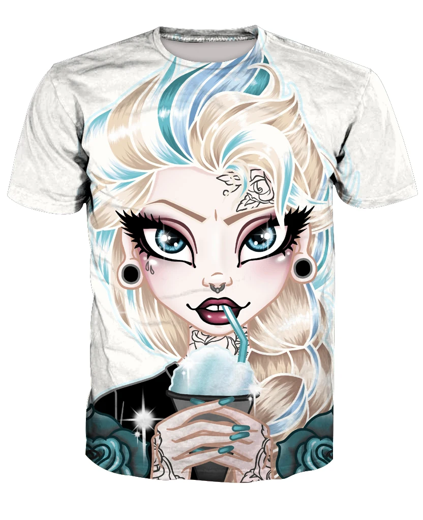3D Fashion 2019 hot New fashion cartoon fox casual short sleeve T-shirts custom-made free shipping m to 6xl factory Outlet | Мужская
