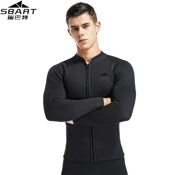 SBART 3MM Long Sleeve Neoprene Wetsuit Jacket Black Front Zipper Winter Diving Surfing UPF50+ Anti jellyfish Keep Warm Jacket
SBART 3MM Long Sleeve Neoprene Wetsuit Jacket Black Front Zipper Winter Diving Surfing UPF50+ Anti jellyfish Keep Warm Jacket