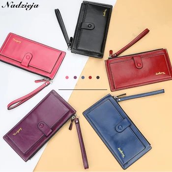 Nadzieja Baellerry Fashion Women Wallets Good Quality Oil Wax Leather Zipper Clutch Wallet Female Purse Phone Bags Card Holder
Nadzieja Baellerry Fashion Women Wallets Good Quality Oil Wax Leather Zipper Clutch Wallet Female Purse Phone Bags Card Holder