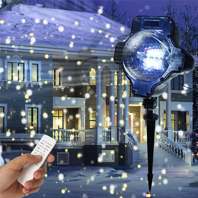 LED Snowflake Laser Projector Lamp Waterproof Snowfall Lamp With Remote Controller Decoration For Christmas Festival Party
LED Snowflake Laser Projector Lamp Waterproof Snowfall Lamp With Remote Controller Decoration For Christmas Festival Party