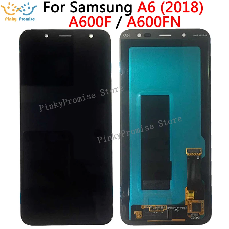 ЖК-дисплей для Samsung Galaxy A6 A600 с сенсорным экраном и дигитайзером в сборе Замена Lcd |