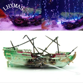 New Aquarium Fish Tank Decoration Ship Wreck Sunk Boat Shipwreck Cave Aquarium accessories A060
New Aquarium Fish Tank Decoration Ship Wreck Sunk Boat Shipwreck Cave Aquarium accessories A060