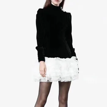 2019 Mini Dress Elegant Full Ruffles Velvet O Neck Women Patchwork Night Club Body con Party High Quality Dresses Wholesale
2019 Mini Dress Elegant Full Ruffles Velvet O Neck Women Patchwork Night Club Body con Party High Quality Dresses Wholesale