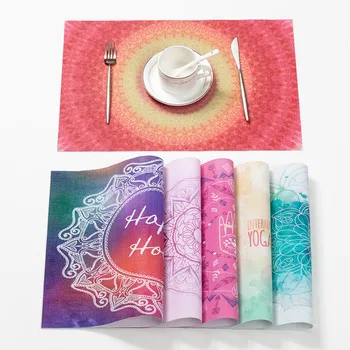 Mandala Table Mats Non-slip Adiabatic Painting Placemats Modern PVC Can Be Washed Coaster Coffee Table Pad Coaster Restaurant
Mandala Table Mats Non-slip Adiabatic Painting Placemats Modern PVC Can Be Washed Coaster Coffee Table Pad Coaster Restaurant