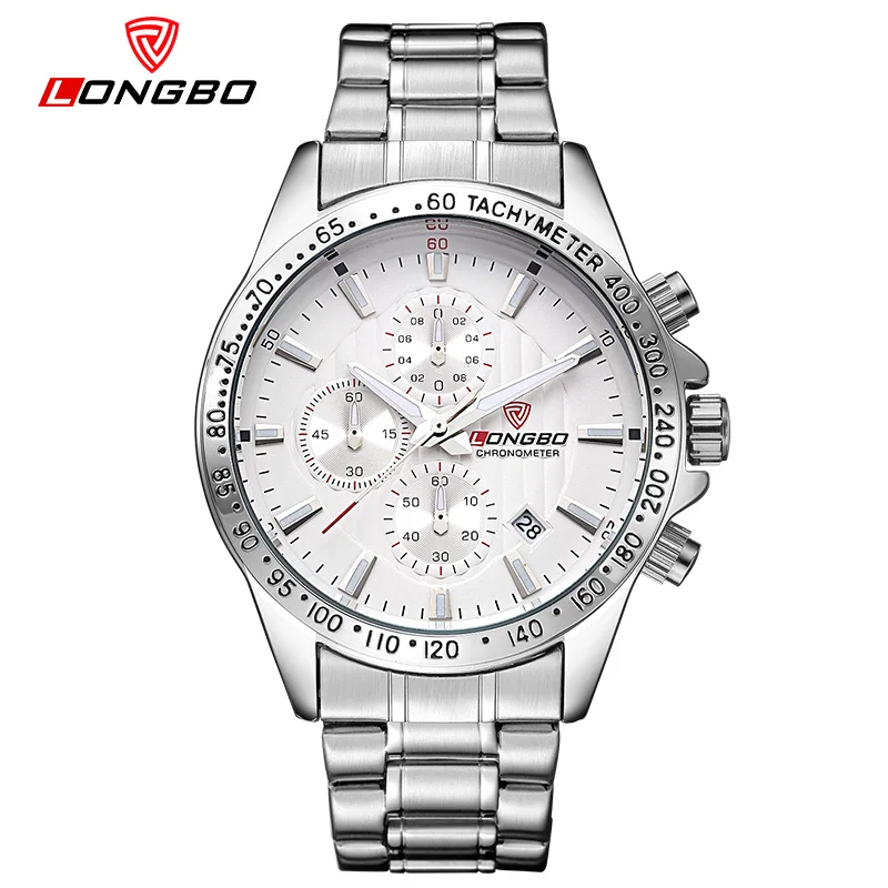 Longbo 2016 New Fashion Watch Men Stainless Steel Luxury Six Pointer 4 Dials Casual Business Quartz Wristwatch Relogio Masculino 
Longbo 2016 New Fashion Watch Men Stainless Steel Luxury Six Pointer 4 Dials Casual Business Quartz Wristwatch Relogio Masculino