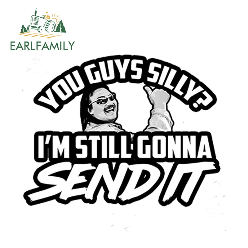 EARLFAMILY 13cm x 10cm Car Styling Silly Gonna Send It Vinyl Decal Funny Larry Snowmobile Enticer Beer Waterproof Car Sticker
EARLFAMILY 13cm x 10cm Car Styling Silly Gonna Send It Vinyl Decal Funny Larry Snowmobile Enticer Beer Waterproof Car Sticker