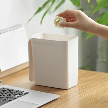 Desktop flip trash office home bedroom mini garbage storage bin trash can small paper basket XI4131107
Desktop flip trash office home bedroom mini garbage storage bin trash can small paper basket XI4131107