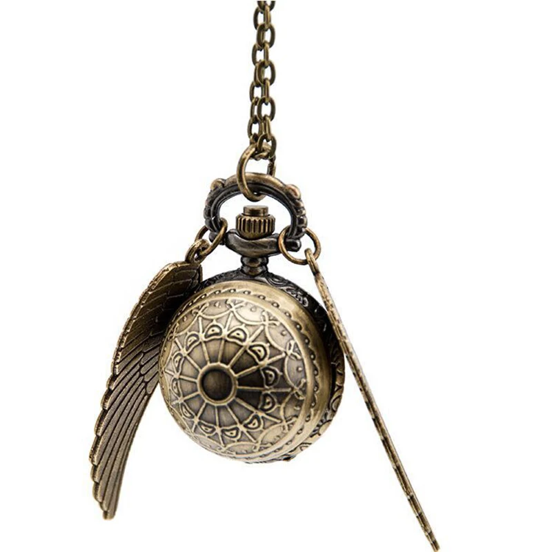 Vintage Mini Harry P Watch Necklace Golden Snitch Pendant Balls Pocket Wings Chain CosPlay Jewelry Accessories Toy Gifts
Vintage Mini Harry P Watch Necklace Golden Snitch Pendant Balls Pocket Wings Chain CosPlay Jewelry Accessories Toy Gifts