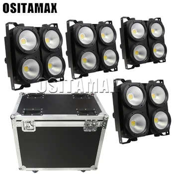 (4pcs) in flight case 4x100w 4 eyes dj stage blinder lighting disco audience wash effect lighting bar stage background powercon
(4pcs) in flight case 4x100w 4 eyes dj stage blinder lighting disco audience wash effect lighting bar stage background powercon