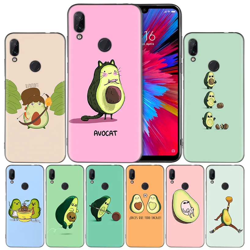 Cute avocado Art Black TPU Silicone Case Cover for Xiaomi Mi 9 8 Play A1 A2 Redmi Note 7 6 6A 5 Plus S2 GO Lite Pro Pocophone F1
Cute avocado Art Black TPU Silicone Case Cover for Xiaomi Mi 9 8 Play A1 A2 Redmi Note 7 6 6A 5 Plus S2 GO Lite Pro Pocophone F1