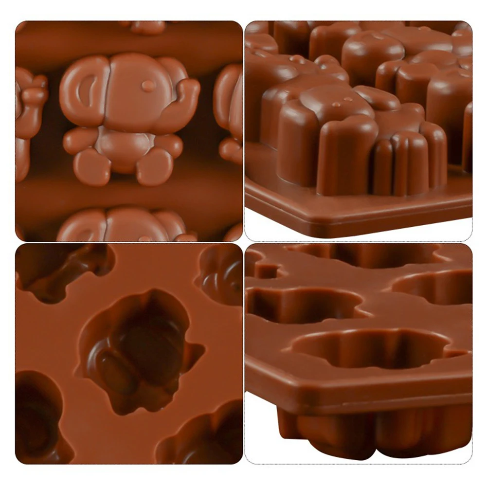 1pcs Elephant Shaped Silicone mold Cute Animal Jelly Chocolate 3d Cake Mould Decorating Candy sugar craft Baking kitchen Tools
1pcs Elephant Shaped Silicone mold Cute Animal Jelly Chocolate 3d Cake Mould Decorating Candy sugar craft Baking kitchen Tools