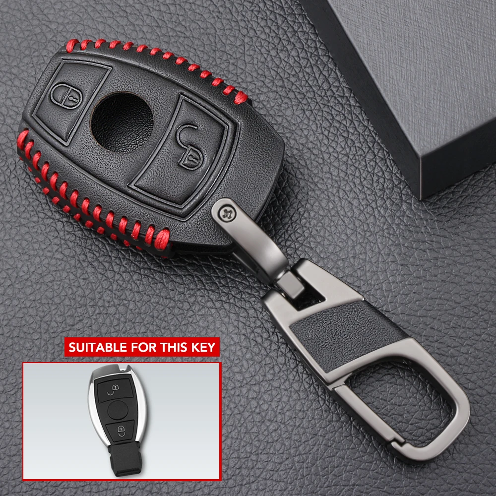 Genuine Leather Car Key Case For Mercedes Benz A180 A200 A260 A AMG Cla Class 2 Buttons Protector Cover Keychains
Genuine Leather Car Key Case For Mercedes Benz A180 A200 A260 A AMG Cla Class 2 Buttons Protector Cover Keychains