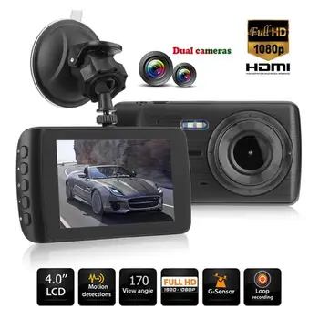 VODOOL 4in Dual Lens HD Camera 1080P 5V 1A 170 degree Car DVR Camera Video Recorder Motion Detection Car Electronics Dash Camera
VODOOL 4in Dual Lens HD Camera 1080P 5V 1A 170 degree Car DVR Camera Video Recorder Motion Detection Car Electronics Dash Camera