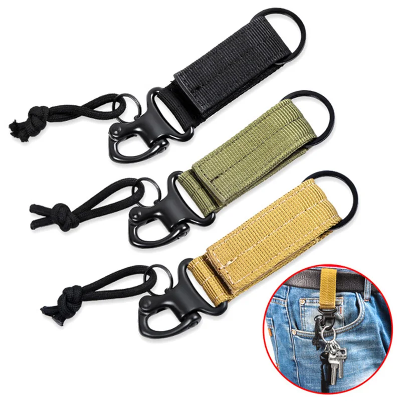 EDC Outdoor Tactical Equipment Keychain Nylon Ribbon Hanging Buckle Olecranon Hook Belt Carabiner Backpack Hook Accessories
EDC Outdoor Tactical Equipment Keychain Nylon Ribbon Hanging Buckle Olecranon Hook Belt Carabiner Backpack Hook Accessories