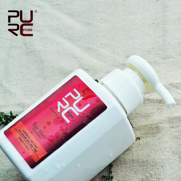 PURC horse oil hair mask be good for hair care 300ml repair damaged hair to make smooth and moisturized and disposable
PURC horse oil hair mask be good for hair care 300ml repair damaged hair to make smooth and moisturized and disposable