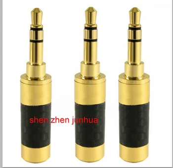 10 pcs DIY 3.5mm 3pole Carbon fiber Gold plated Audio Straight Connector Adapter For 4mm or 6mm Cable Free Shipping
10 pcs DIY 3.5mm 3pole Carbon fiber Gold plated Audio Straight Connector Adapter For 4mm or 6mm Cable Free Shipping