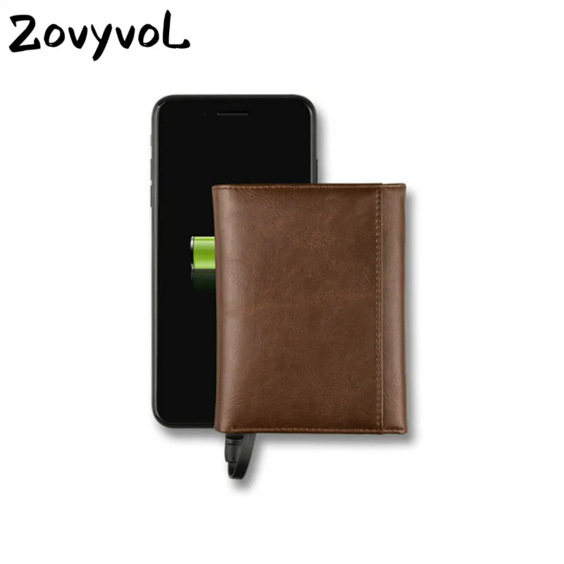 Умный кошелек ZOVYVOL для мужчин и женщин с USB зарядки Ipone Android Емкостью 4000 мАч