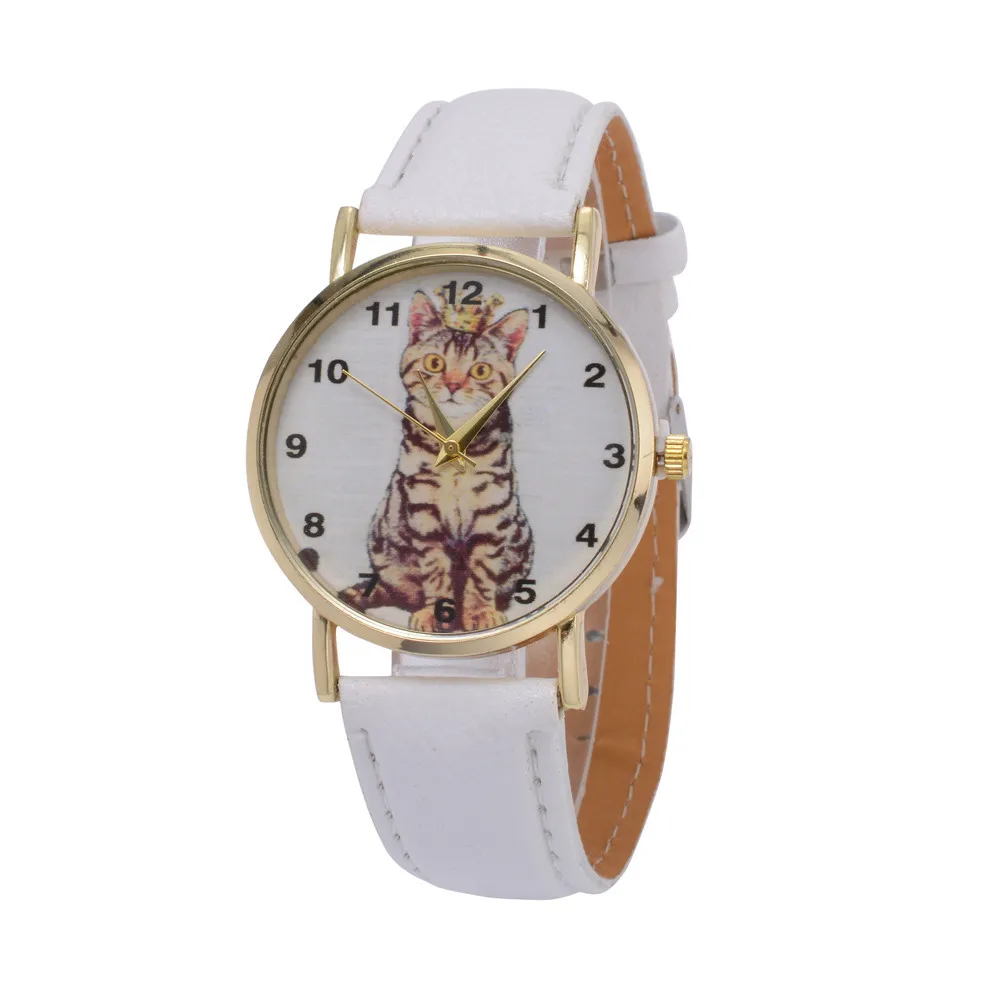Erkek kol saati Cat Watch Women Leather Quartz Analog Wrist Simple Watch Round Case Watch Reloj mujer 2017 New Arrival
Erkek kol saati Cat Watch Women Leather Quartz Analog Wrist Simple Watch Round Case Watch Reloj mujer 2017 New Arrival
