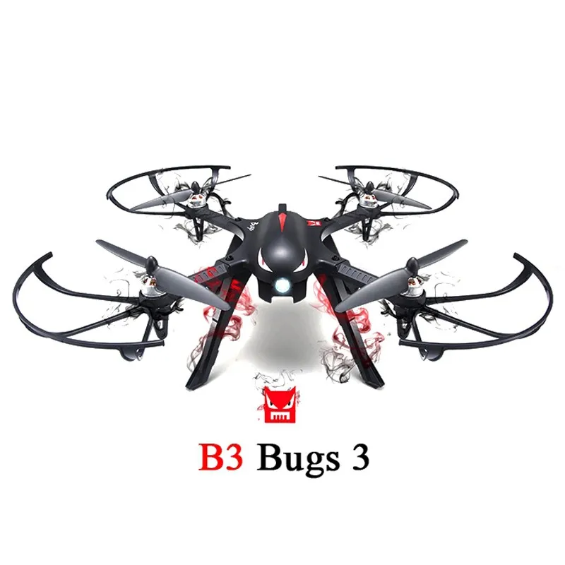 

MJX B3 Bugs 3 RC Drone Helicopter Brushless Motor Remote Control Quadcopter with HD Camera Mount for Gopro Xiaomi Xiaoyi Camera