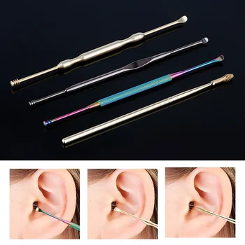 4pcs/set Colorful Ear Wax Cleaner Stainless Steel Earpick Wax Removal Curette Ear Wax Rremoval Tool with Storage Box
4pcs/set Colorful Ear Wax Cleaner Stainless Steel Earpick Wax Removal Curette Ear Wax Rremoval Tool with Storage Box