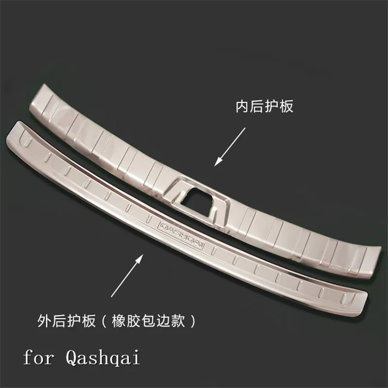 Stainless Steel Rear Bumper Protector Sill Trunk Tread Plate Trim For Nissan Qashqai J11 2016-2017 Car styling 2PCS
Stainless Steel Rear Bumper Protector Sill Trunk Tread Plate Trim For Nissan Qashqai J11 2016-2017 Car styling 2PCS