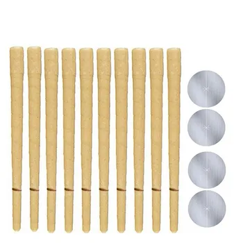 10Pcs/Set Natural Ear Candle Coning Beewax Quicker Ear Candling Removal Cleaner Therapy Straight Style For Ear Care F6.13
10Pcs/Set Natural Ear Candle Coning Beewax Quicker Ear Candling Removal Cleaner Therapy Straight Style For Ear Care F6.13