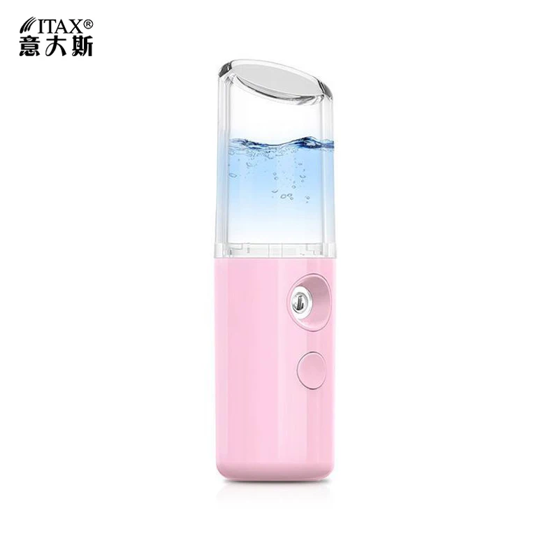 Nano spray water meter er charging model portable handheld cold facial humidifier ITAS3320A
Nano spray water meter er charging model portable handheld cold facial humidifier ITAS3320A