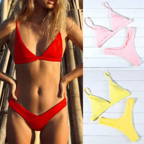 Women Swimwear Bandage G String Bikini Set Push-up White Bra Bathing Suit Swimsuit
Women Swimwear Bandage G String Bikini Set Push-up White Bra Bathing Suit Swimsuit