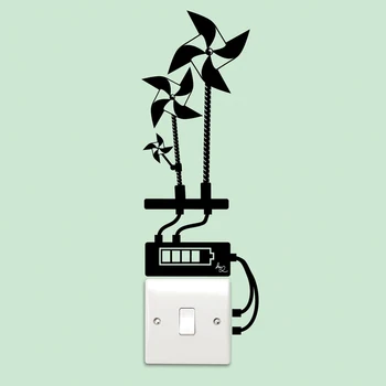Creative Power Windmill Art Switch Sticker Living room Bedroom Decorative Wall Stickers Vinyl Waterproof Murals JG1430
Creative Power Windmill Art Switch Sticker Living room Bedroom Decorative Wall Stickers Vinyl Waterproof Murals JG1430