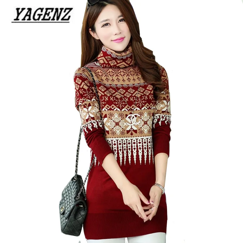 2019 Autumn and Winter Women Turtleneck Pullover Sweater Korean Medium-Long Warm Sweaters Coat Ladies Knit Shirt Plus size 3XL
2019 Autumn and Winter Women Turtleneck Pullover Sweater Korean Medium-Long Warm Sweaters Coat Ladies Knit Shirt Plus size 3XL