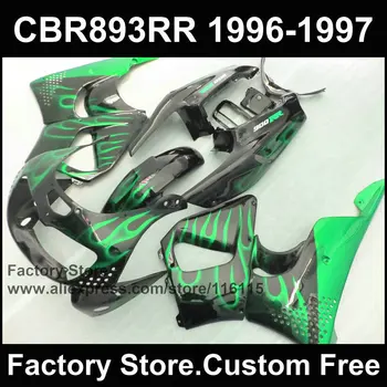 ABS factory fairing parts for HONDA CBR900RR 96 97 CBR 893RR 1996 1997 green flame motorcycle CBR 893 fairings kit
ABS factory fairing parts for HONDA CBR900RR 96 97 CBR 893RR 1996 1997 green flame motorcycle CBR 893 fairings kit