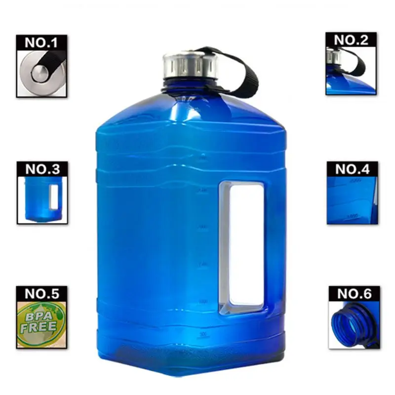 3.8L Ultra Large Kettle Bucket Nylon Handle Anti Leakage Gym Portable Workout Dumbbell Drinking Mug with Scale Sports Bottle
3.8L Ultra Large Kettle Bucket Nylon Handle Anti Leakage Gym Portable Workout Dumbbell Drinking Mug with Scale Sports Bottle