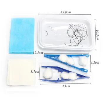 Medical Sterilized Disposable Suture Wound Care First Aid Package Kit Skin Suture Kit with Needle for Student Practice
Medical Sterilized Disposable Suture Wound Care First Aid Package Kit Skin Suture Kit with Needle for Student Practice